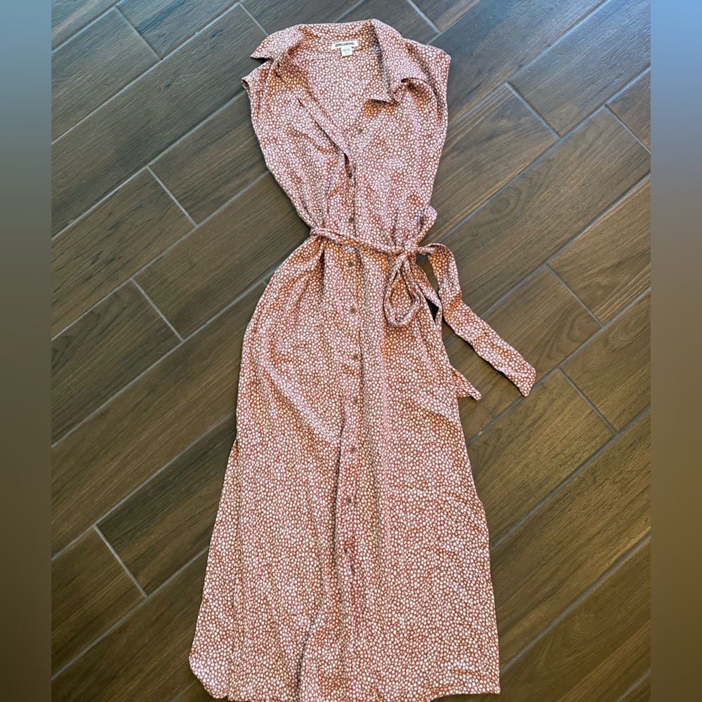 Billabong button up sleeves dress-size small